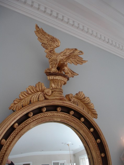 120 cm Recency convex gilt wood mirror.-empel-collections-regency mirror-004_main.JPG